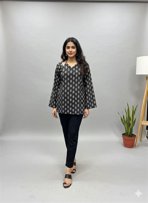Naisha K 706 Cotton Printed Stylish Wear Top Collection