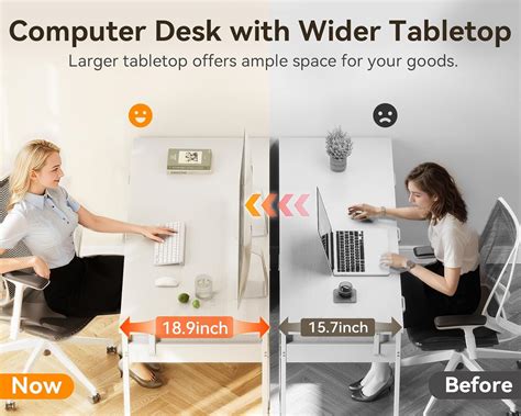 ODK Computer Desk with 6 Drawers, 40 Inch Small Desk India | Ubuy