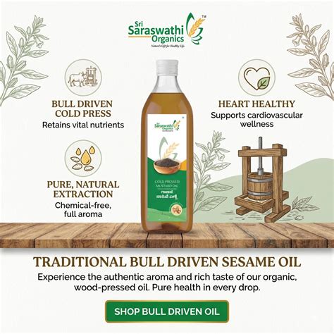 Bull Driven Sesame Oil | Organic Sesame Oil
