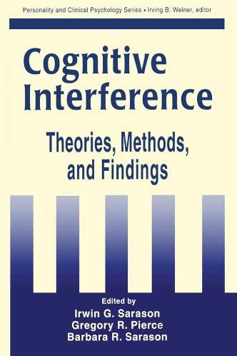 Cognitive Interference: Theories, Methods, and Findings eBook : Sarason ...