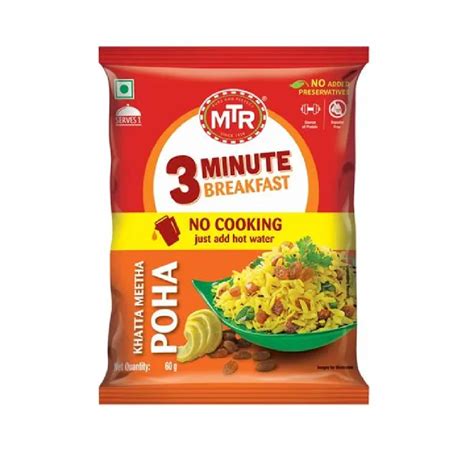 MTR 3 Minute Khatta Meetha Poha