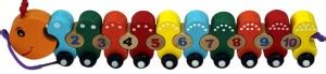 Tootpado Caterpillar Shape Wooden Numeric Educational Train Toy Price in India - Buy Tootpado ...