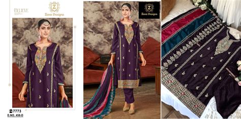 458D Ziaaz Designs Pakistani Salwar Suits – Heriska