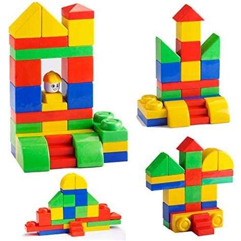 Buy Prime Toy Town Jr - Building House Blocks for Kids, Age 3+, Multi ...
