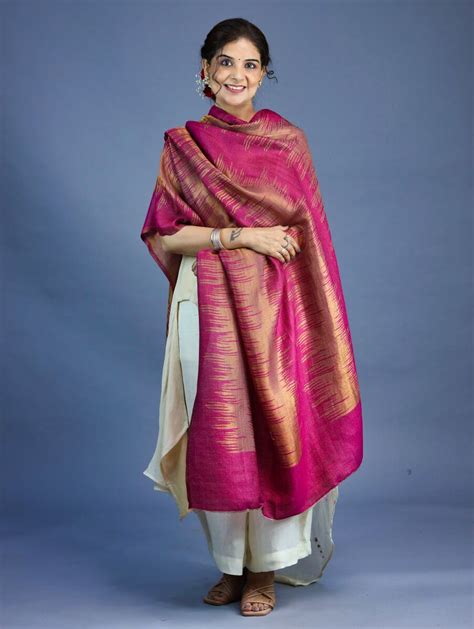 Zari Spray Reversible - women shawls, New, - The Shawl Studio