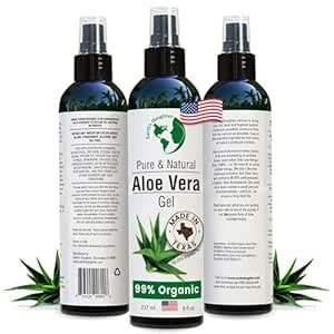 Earth's Daughter Organic Aloe Vera Gel From Pure and Organic Cold ...