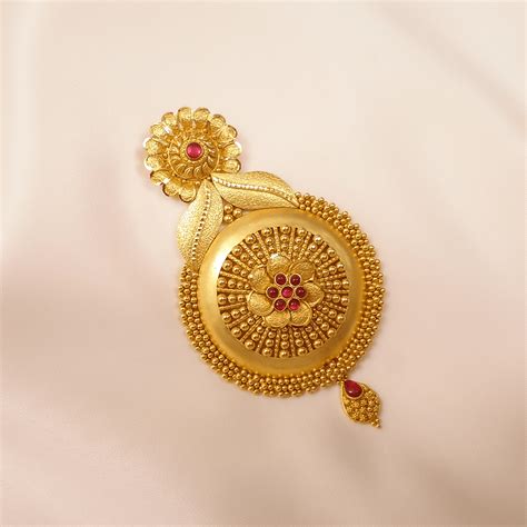 Buy Bloom Gold Pendant 22 KT yellow gold (18.01 gm). | Online By ...
