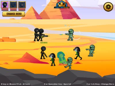 Stickman Team Force 2 - ऑनलाइन खेलना