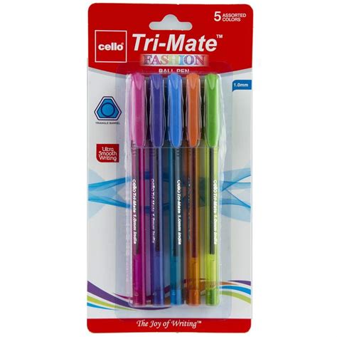 Cello Tri-Mate Pen, Assorted ($1.25 Per Pack) : Amazon.in: Office Products