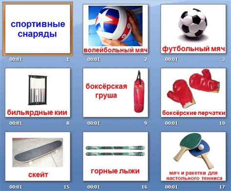 Презентация на тему "Спорт - Спортивные снаряды"