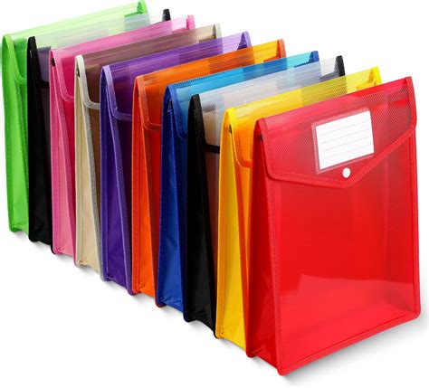 Amazon.com : 100 Pcs A4 Clear Document Folder，Waterproof Case ...