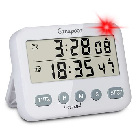 Dual Digital Timer Kitchen Timer For Cooking Countdown Timers Pomodoro ...