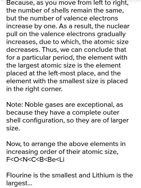 Atomic radii of some elements C,Li,N,O,B and Be are 77,152,74,152,74,66 ...