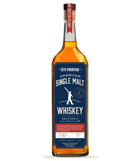 10th Mountain American Single Malt Whiskey - 750ML - RackHouse Whiskey Club
