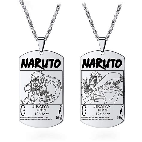 Buy Anime Naruto Necklaces, Kakashi Sasuke Uchiha Itachi Metal Cosplay ...