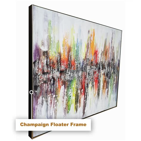 The Rainbow Pearl Abstract hand wall painting | Dekor Company