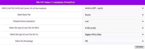 8th CPC Salary Calculator: What will be the total net salary of Level ...
