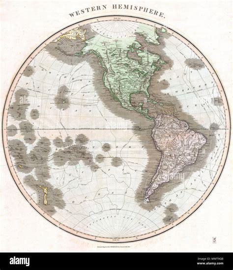 North Western Hemisphere Map