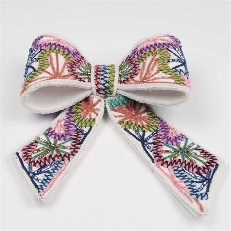 Embellished Hair Bow Alligator Clip - Multi – Hair Drama Company