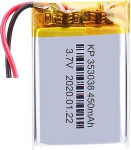 R3 GERMAN 353038 3.7V 450mAh Lithium Polymer Batteries Battery - R3 ...