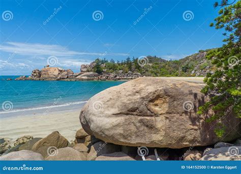 Paradisiacal Beach with Blue Water of Magnetic Island in the Northwest ...