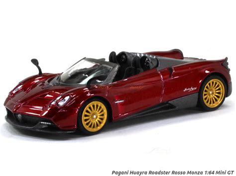 Pagani Huayra Roadster Rosso Monza 1-64 Mini GT diecast Scale Model car ...