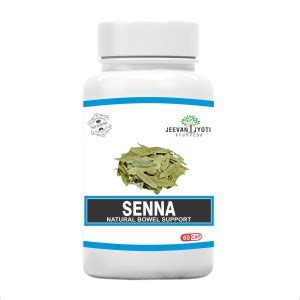 jeevan jyoti ayurveda Senna Ayurvedic Capsules for Natural Bowel ...