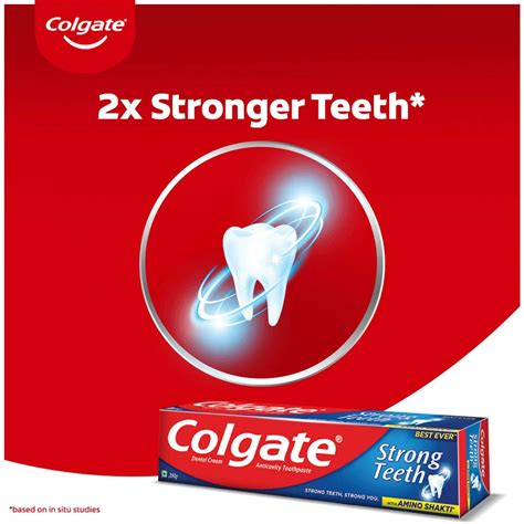 Buy COLGATE STRONG TEETH TOOTHPASTE ANTICAVITY TOOTHPASTE WITH AMINO ...