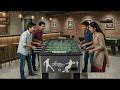 Foosball Table - BOOT BOY BB 123 IN Black Foosball Soccer Table - Black ...