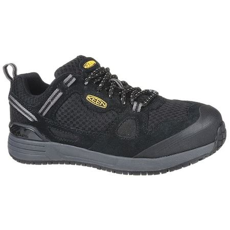 Keen Size 7 Women's Athletic Shoe Aluminum Work Shoe, Black/Steel Gray ...
