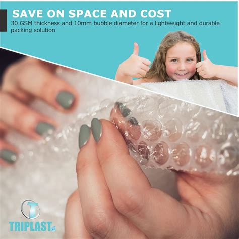 Triplast Bubble Wrap Roll (500mm x 50m) - Cushioning India | Ubuy