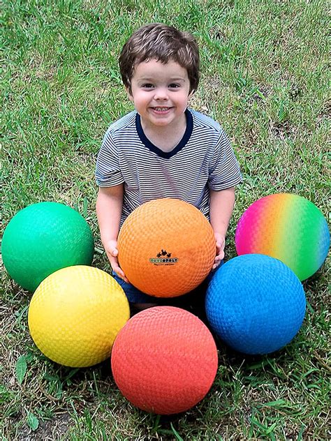 Buy ToysOpoly Playground Balls 8.5 inch DodgeBall (Set of 6) Kickball ...