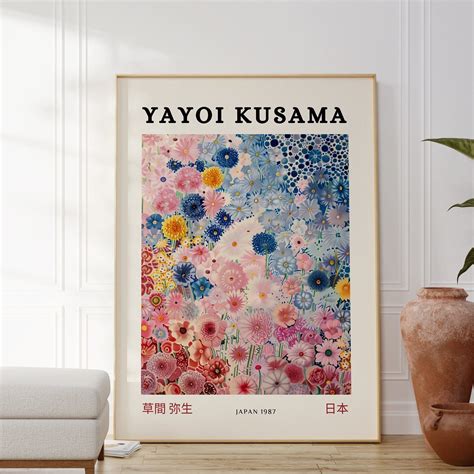 Yayoi Kusama Poster - Japanese Gallery Wall Art - Modern Poster Wall ...