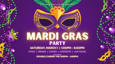 Mardi Gras Party, 827 N Howe St, Southport, 1 March 2025 | AllEvents