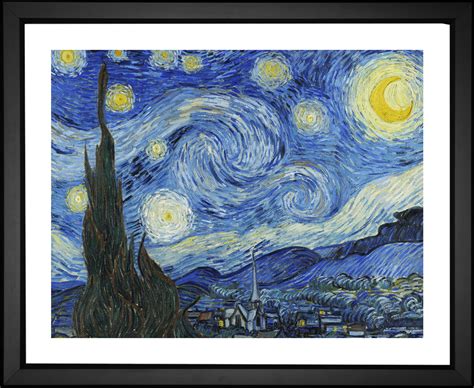 Starry Night Painting By Vincent Van Gogh
