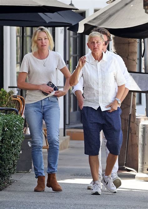 ELLEN DEGENERES and PORTIA DE ROSSI Out in Montecito 08/24/2022 ...
