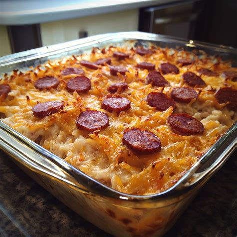 Kielbasa and Cheesy Hashbrown Casserole - Newsile