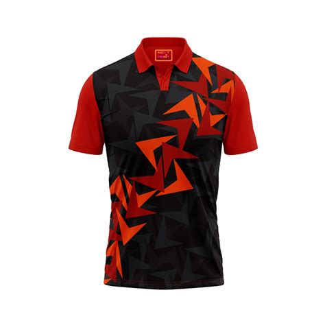 Red Polo Neck Half Sleeve T Shirt NextprintrE1103 – Next Print
