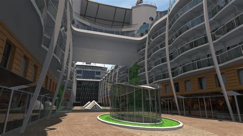 Oasis Class Cruise Ship Allure of The Seas 3D | 3D Molier International