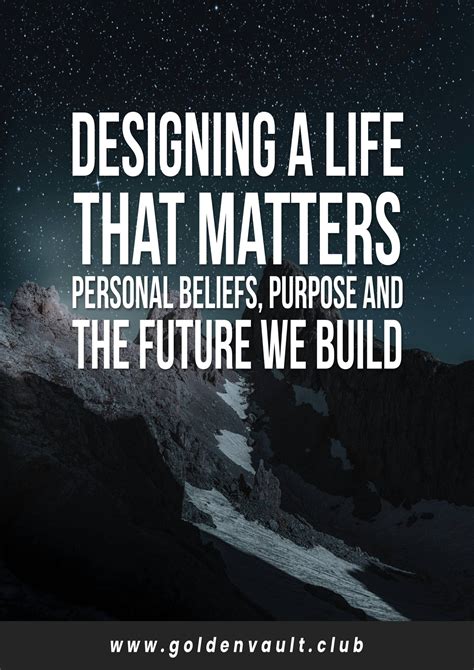 Designing a Life That Matters: Personal Beliefs, Purpose, and the ...