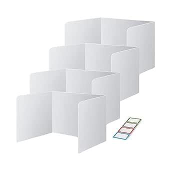 CALANDIS™ 4x Classroom Dividers Desk Office Student Privacy Dividers ...