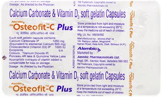 Osteofit C Plus 500 Mg1000iu Capsule 10 - Uses, Side Effects, Dosage ...