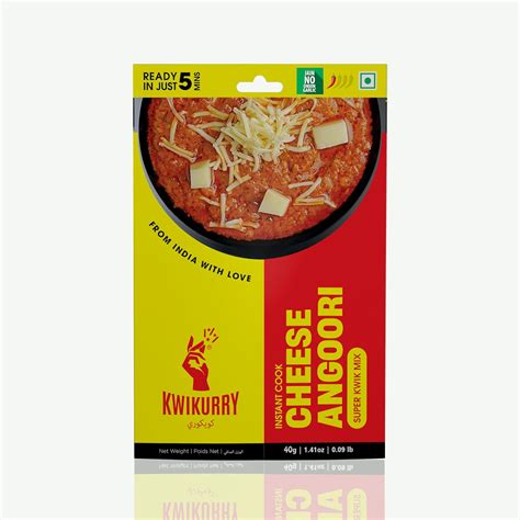 Kwikurry Ready To Cook Jain Cheese Angoori Premix | Instant Food Masala ...