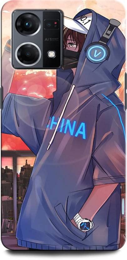 INTELLIZE Back Cover for OPPO F21 Pro 4G ANIME BOY, HEADPHONE, ALONE ...