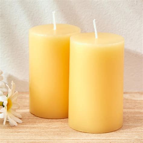 Buy Colour Refresh Set of 2 Citrus Scented Pillar Candles from Home ...