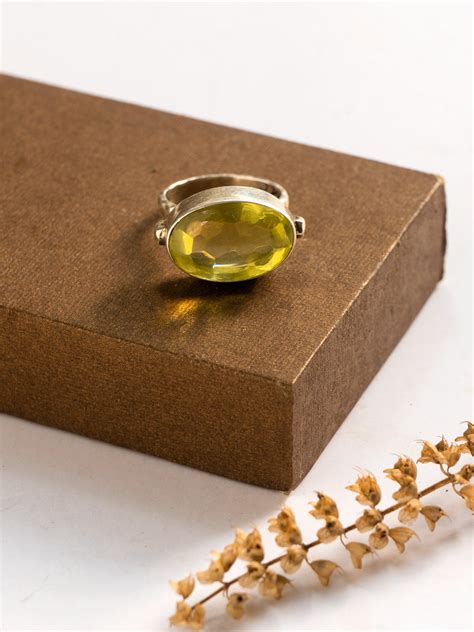 Big Stone Adjustable Ring – Neeta Boochra Jewellery