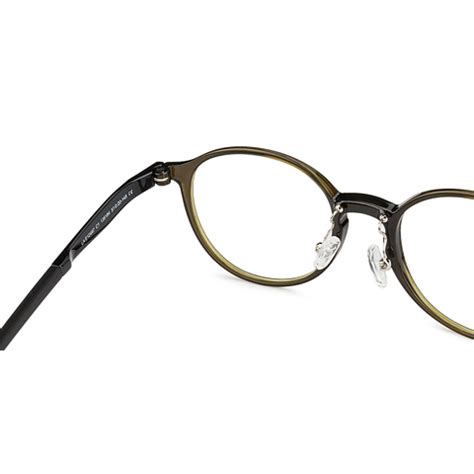 Buy Green Transparent Black Full Rim Round Lenskart Air LA SG Flex ...