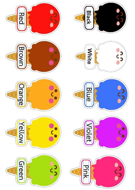 colores en ingles | Colores en ingles, Ingles para preescolar ...