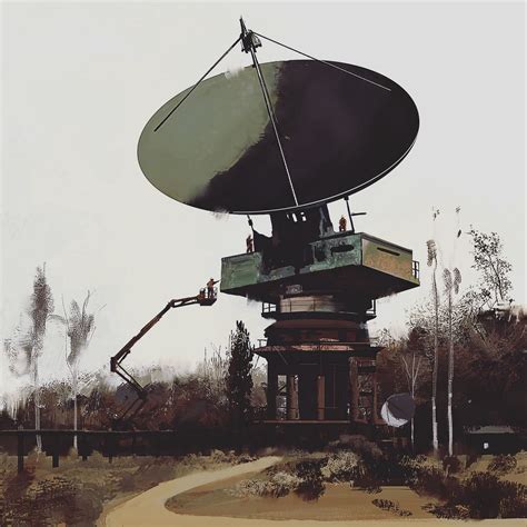 Download wallpaper 2780x2780 antenna, construction, paint, canvas, art ...