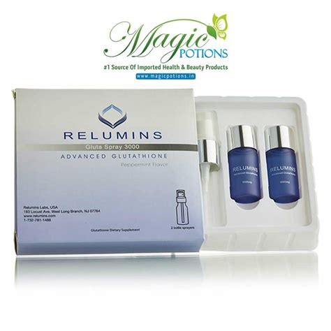 Relumins Gluta Oral Spray 3000 Glutathione Whitening Vials